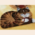 Набор для вышивания нитками VERVAKO "Кот с клубком"